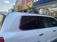 Toyota Land Cruiser 200 2007-2021 Barre portatutto grigie 2008-2015 (design Lexus 2018, 2 pz) foto 5
