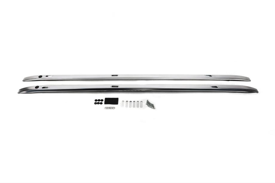 Toyota Land Cruiser Prado 150 2009-2023 Barre portatutto design Lexus (2 pz, grigio) Foto 10