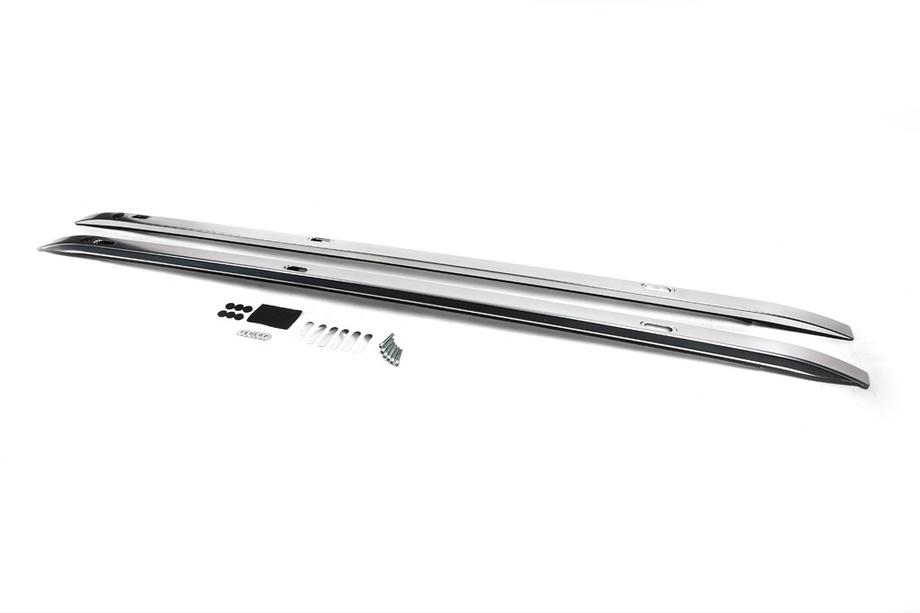Toyota Land Cruiser Prado 150 2009-2023 Barre portatutto design Lexus (2 pz, grigio) Foto 5