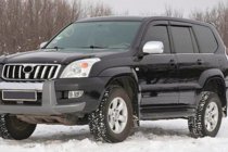 Toyota Land Cruiser Prado 120 2002-2009 Deflettori Finestrini (4 pz, HIC) foto 5