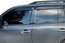 Toyota Land Cruiser 200 2007-2021 Deflettori Finestrini 11cm (4pz, HIC) foto 7