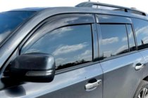 Toyota Land Cruiser 200 2007-2021 Deflettori Finestrini 11cm (4pz, HIC) foto 10