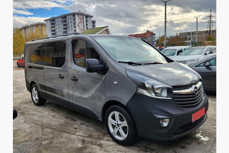 Opel Vivaro 2015-2019 Barre portatutto Skyport (nere) Passo Lungo Foto 5