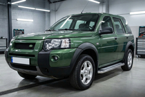 Land Rover Freelander I 1997-2006 Pedane Laterali Maydos V2 (2 pz, Alluminio e Acciaio Inox) foto 2