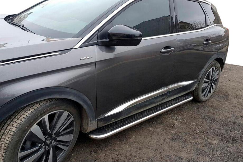 Opel Mokka 2012-2021 Pedane Laterali Maydos V2 (2 pz, Alluminio e Acciaio Inox) Image