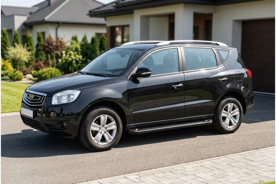 Geely Emgrand X7 2011- Pedane Laterali Allmond Black (2 pz, Alluminio) Foto 1