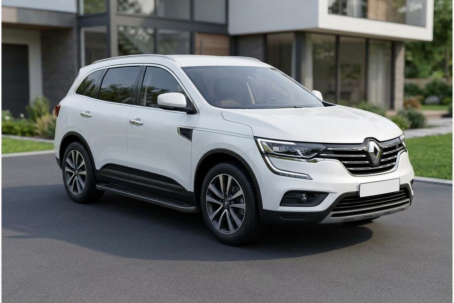Renault Koleos 2016-2024 Pedane Laterali Allmond Black (2 pz, Alluminio) Image