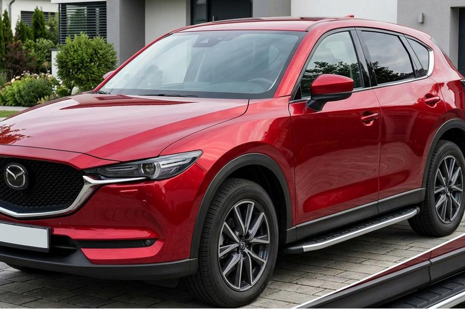 Mazda CX-5 2017–2025 Pedane Laterali Fullmond (2 pz, Alluminio) Image