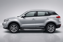 Geely Emgrand X7 2011- Pedane Laterali Line (2 pz, Alluminio) foto 1