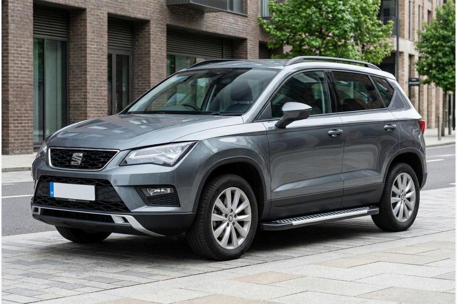 Seat Ateca 2016- Pedane Laterali Line (2 pz, Alluminio) Image