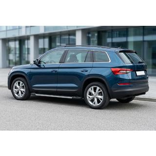Pedane Laterali RedLine V1 (2 pz, Alluminio) Skoda Kodiaq 2016-2023 foto 1