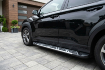 Hyundai Kona 2017-2023 Pedane Laterali Sunrise (2 pz, Alluminio) foto 1