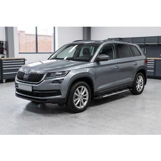 Pedane Laterali Sunrise (2 pz, Alluminio) Skoda Kodiaq 2016-2023 foto 1