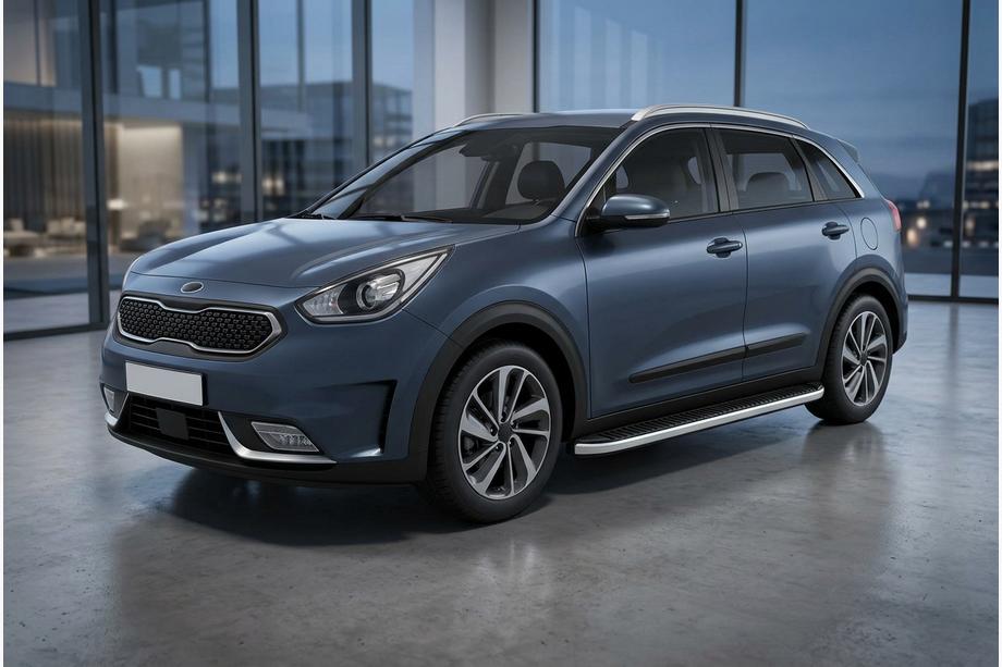 Kia Niro 2016–2021 Pedane Laterali Tayga Grey (2 pz, Alluminio) Foto 1