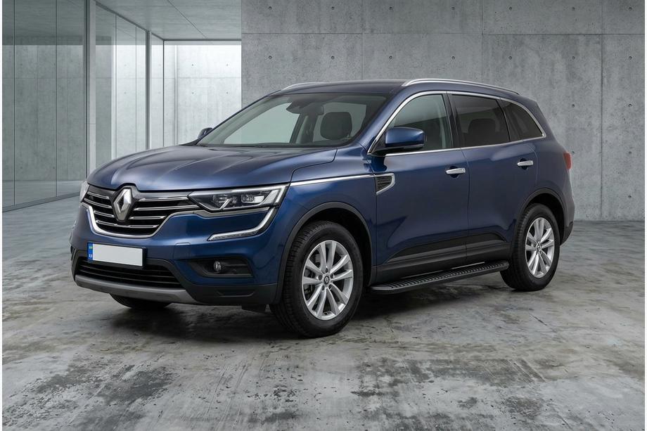 Renault Koleos 2016-2024 Pedane Laterali Tayga Black (2 pz, Alluminio) Image