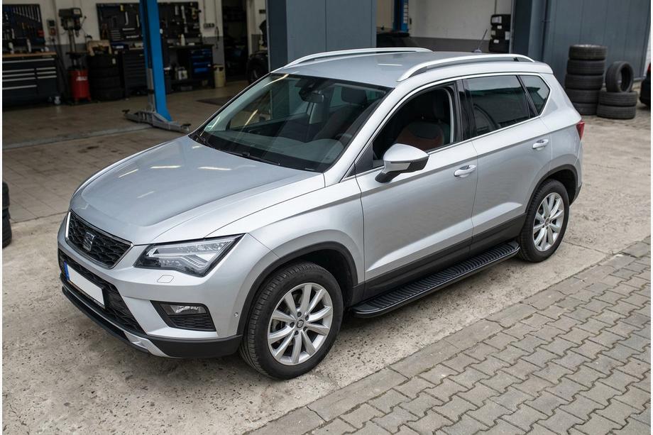 Seat Ateca 2016- Pedane Laterali Tayga Black (2 pz, Alluminio) Image