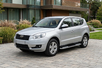 Geely Emgrand X7 2011- Pedane Laterali Tayga V2 (2 pz, Alluminio) foto 1