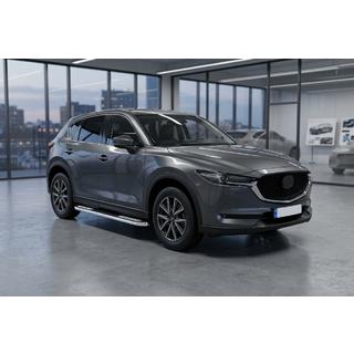 Pedane Laterali Tayga V2 (2 pz, Alluminio) Mazda CX-5 2017–2025 foto 1