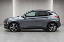 Hyundai Kona 2017-2023 Pedane Laterali Bosphore Grey (2 pz, Alluminio) foto 1