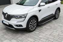 Renault Koleos 2016-2024 Pedane Laterali Bosphore Grey (2 pz, Alluminio) foto 1