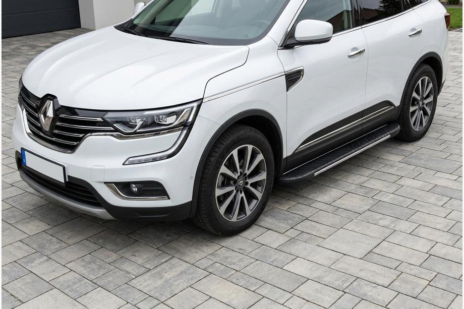 Renault Koleos 2016-2024 Pedane Laterali Bosphore Grey (2 pz, Alluminio) Image