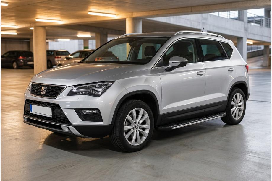 Seat Ateca 2016- Pedane Laterali Bosphore Grey (2 pz, Alluminio) Image