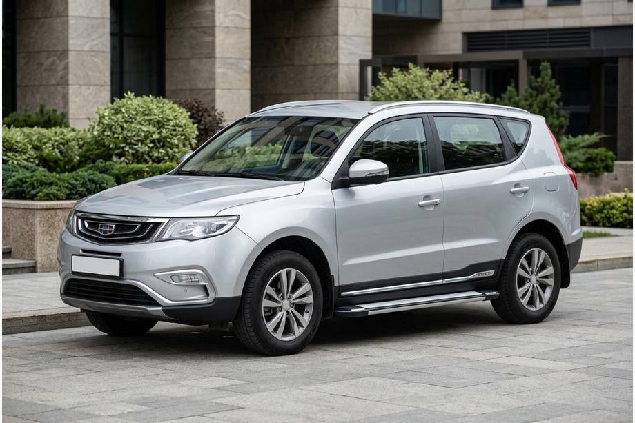 Geely Emgrand X7 2011- Pedane Laterali Rainbow (2 pz, Alluminio) Image