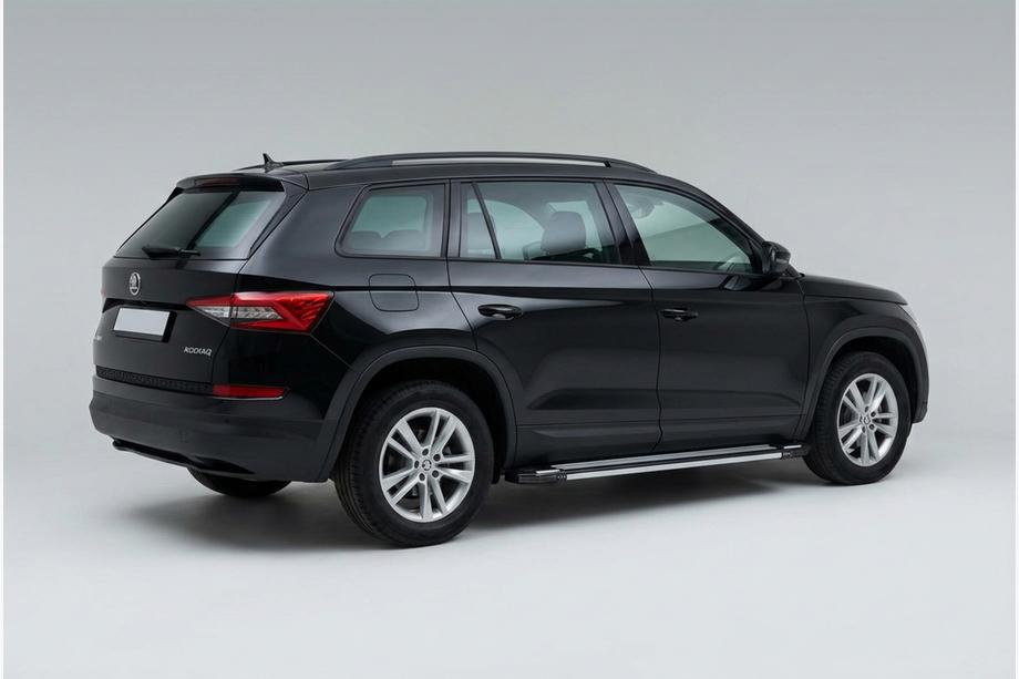 Skoda Kodiaq 2016-2023 Pedane Laterali Rainbow (2 pz, Alluminio) Image
