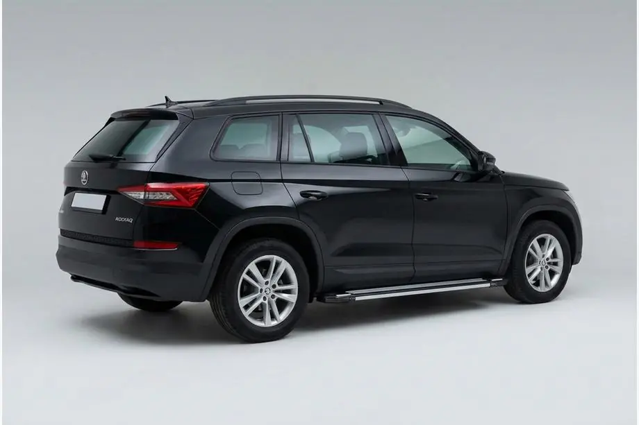 Skoda Kodiaq 2016-2023 Pedane Laterali Rainbow (2 pz, Alluminio) Foto 1