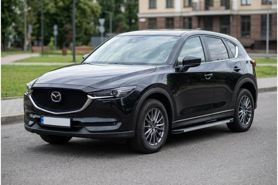 Mazda CX-5 2017–2025 Pedane Laterali Maya V1 (2 pz, Alluminio) Foto 1