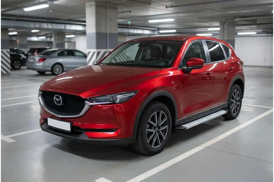 Mazda CX-5 2017–2025 Pedane Laterali Maya V2 (2 pz, Alluminio) Image