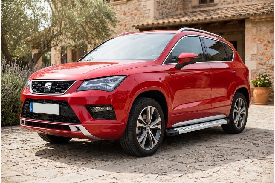 Seat Ateca 2016- Pedane Laterali Maya V2 (2 pz, Alluminio) Image