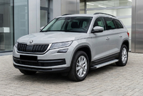 Skoda Kodiaq 2016-2023 Pedane Laterali Maya V2 (2 pz, Alluminio) foto 1