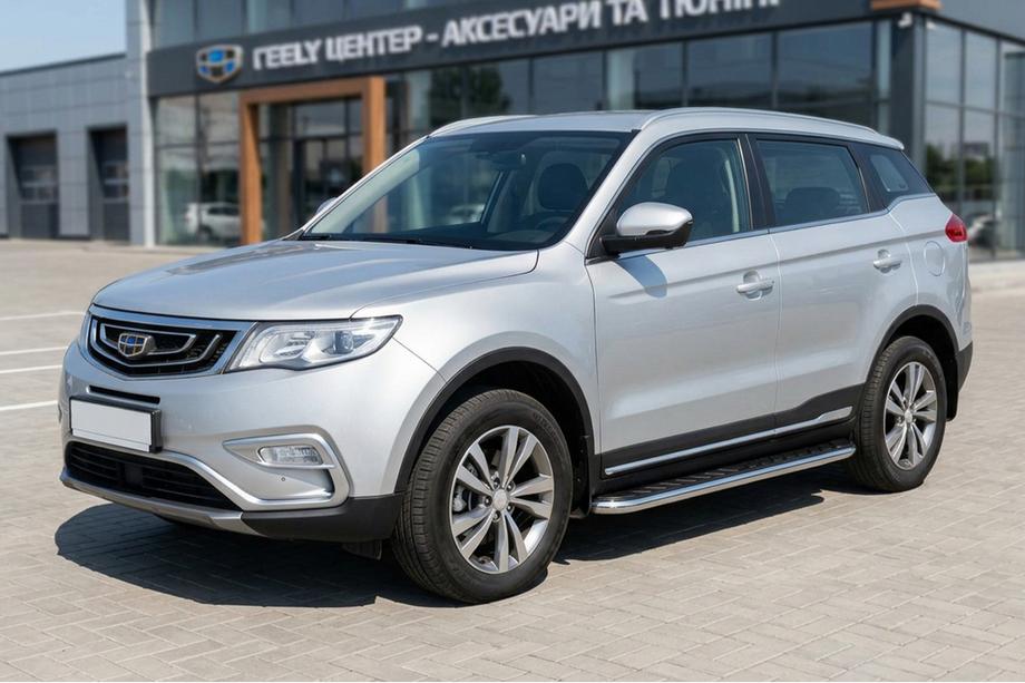 Geely Emgrand X7 2011- Pedane Laterali Maydos V1 (2 pz, Alluminio) Image