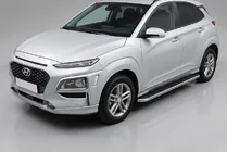 Hyundai Kona 2017-2023 Pedane Laterali Maydos V1 (2 pz, Alluminio) foto 1