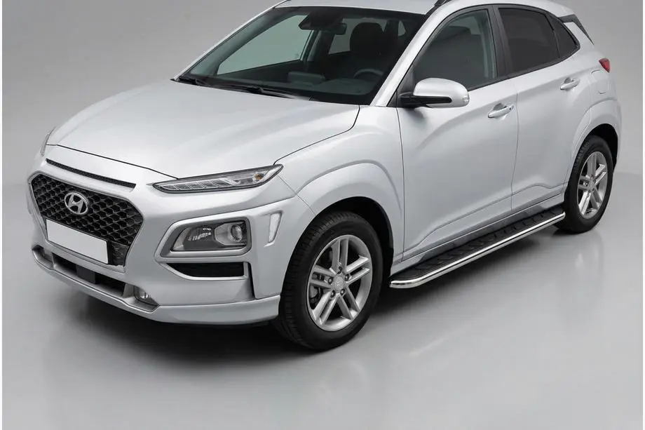 Hyundai Kona 2017-2023 Pedane Laterali Maydos V1 (2 pz, Alluminio) Image