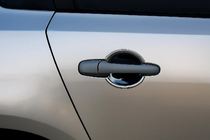 Mazda 3 2003-2009 Vaschette maniglie porta (4 pz, acciaio inox) foto 1