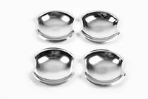 Mazda 3 2003-2009 Vaschette maniglie porta (4 pz, acciaio inox) foto 3
