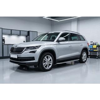Pedane Laterali Maydos V1 (2 pz, Alluminio) Skoda Kodiaq 2016-2023 foto 1