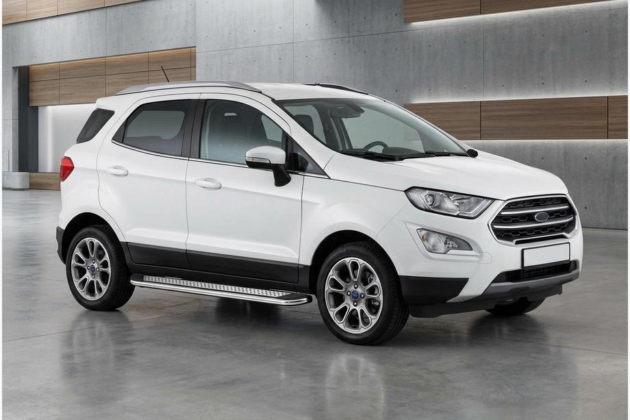 Ford Ecosport 2013-2022 Pedane Laterali Maydos V2 (2 pz, Alluminio e Acciaio Inox) Foto 1