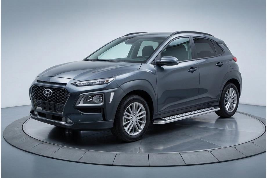 Hyundai Kona 2017-2023 Pedane Laterali Maydos V2 (2 pz, Alluminio e Acciaio Inox) Foto 1