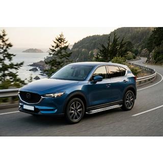 Pedane Laterali Maydos V2 (2 pz, Alluminio e Acciaio Inox) Mazda CX-5 2017–2025 foto 1