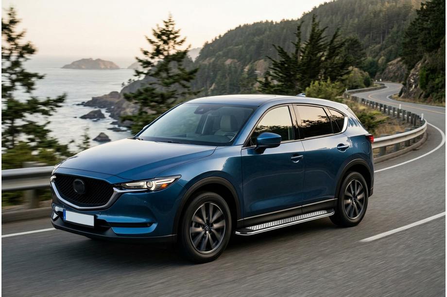 Mazda CX-5 2017–2025 Pedane Laterali Maydos V2 (2 pz, Alluminio e Acciaio Inox) Image