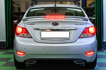 Hyundai Accent 2011-2017 Spoiler Niken V2 (primer per verniciatura) foto 1