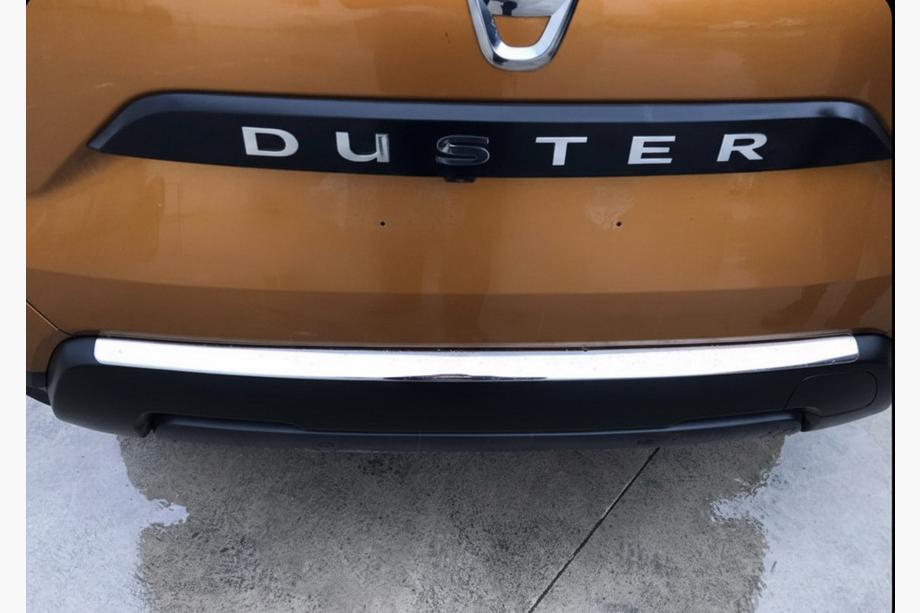 Renault Duster 2018-2024 Protezione Paraurti Posteriore Carmos V1 Acciaio Inox Image