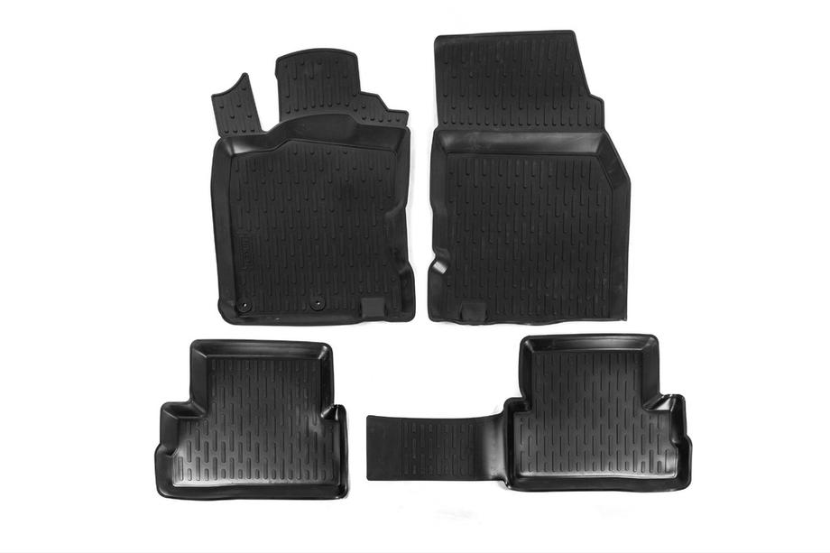 Nissan Qashqai 2014-2021 Tappetini in gomma (4 pz, Niken 3D) Foto 1