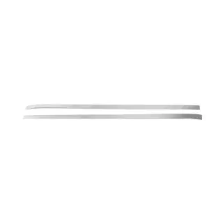 Modanature cromate per porte scorrevoli (2 pz, acciaio inox) Citroen Berlingo 2008-2018 foto 2