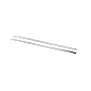 Modanature cromate per porte scorrevoli (2 pz, acciaio inox) Citroen Berlingo 2008-2018 foto 3