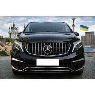 Griglia Anteriore GT Panamericana Cromo (2014-2019 per V-Class) Mercedes Vito/V-class W447 2014- foto 1
