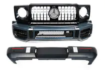 Mercedes G class W463 1990-2018 Kit carrozzeria facelift per G63 AMG 2018 (senza cofano e parafanghi) foto 15